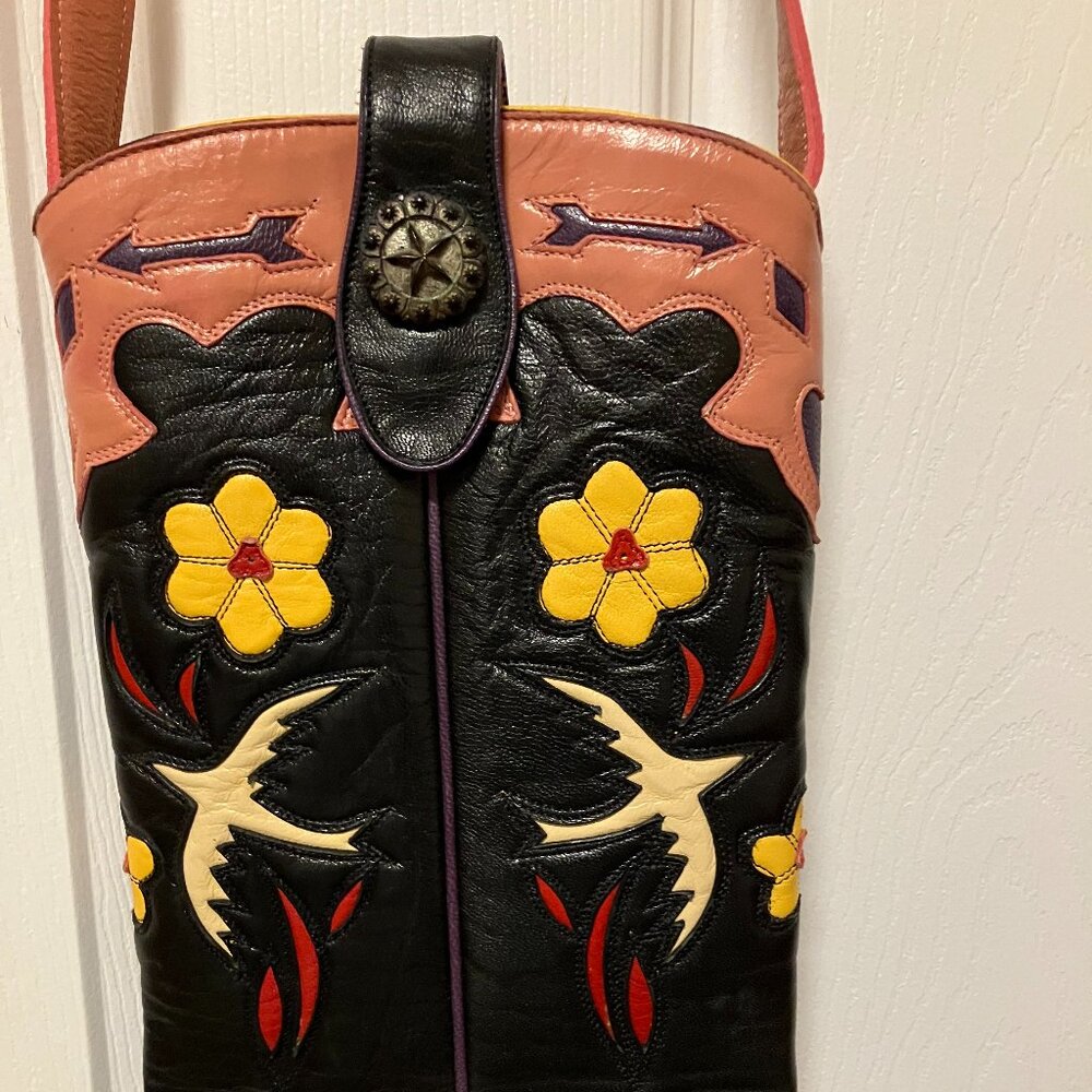 Old Gringo Birds and Flowers Fringe Bag/Purse